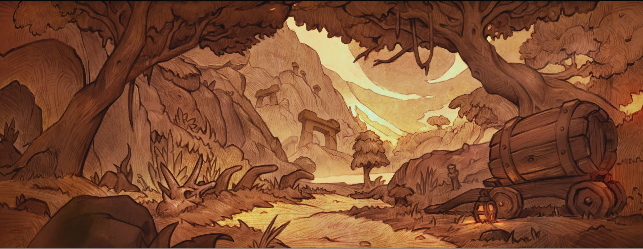 Excavation Site: Wetlands location artwork