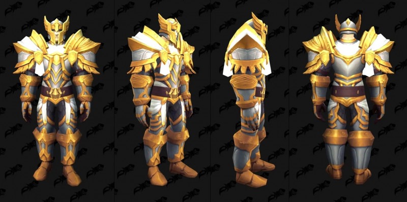 Paladin WoW Forever tier set model