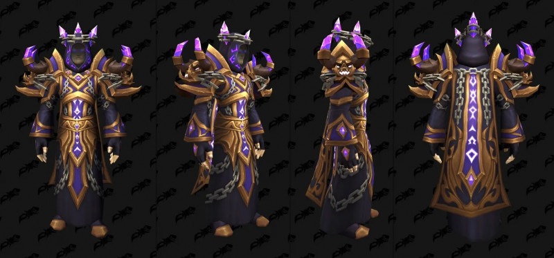 Warlock WoW Forever tier set model